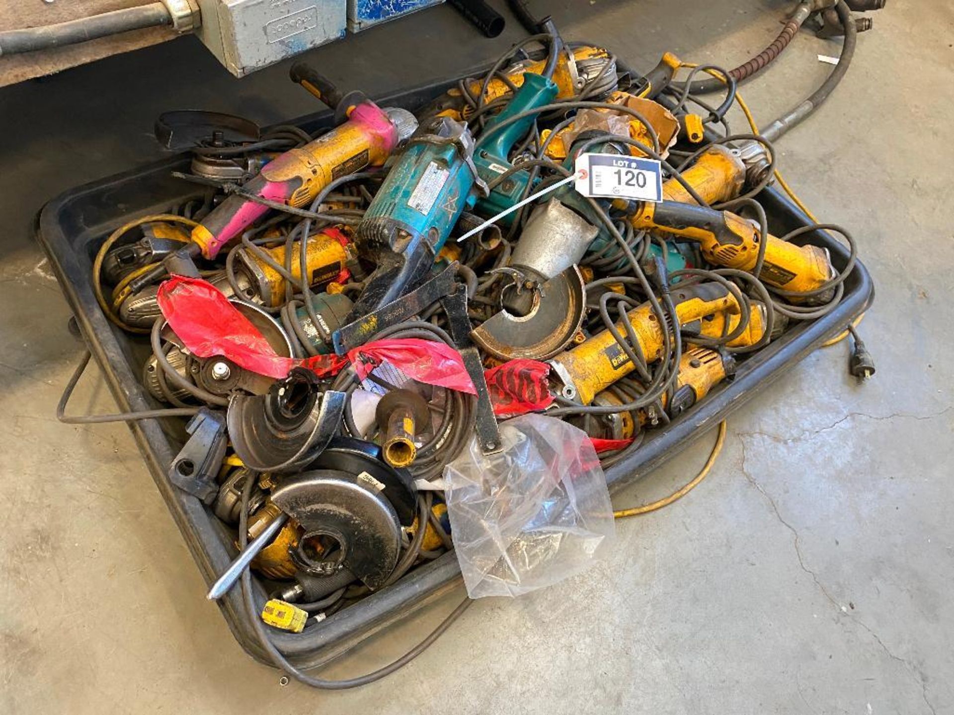 Lot of Asst. Angle Grinders for Parts Only