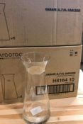4 CASES OF ARCOROC H4164 CASCADE 25 OZ DECANTER - LOT OF 24 - NEW