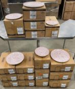 186 PIECE DUDSON MOSAIC CORAL DINNERWARE SET, MADE IN ENGLAND