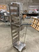 DEEP FRYER MOBILE BASKET RACK