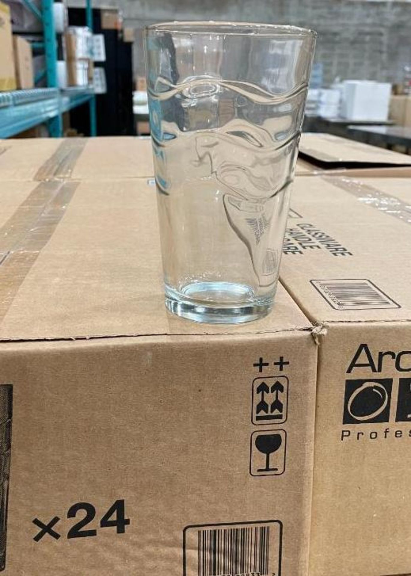 16OZ/480ML WAVE MIXING GLASSES, ARCOROC C8887 - 6 CASES - NEW - Image 2 of 3