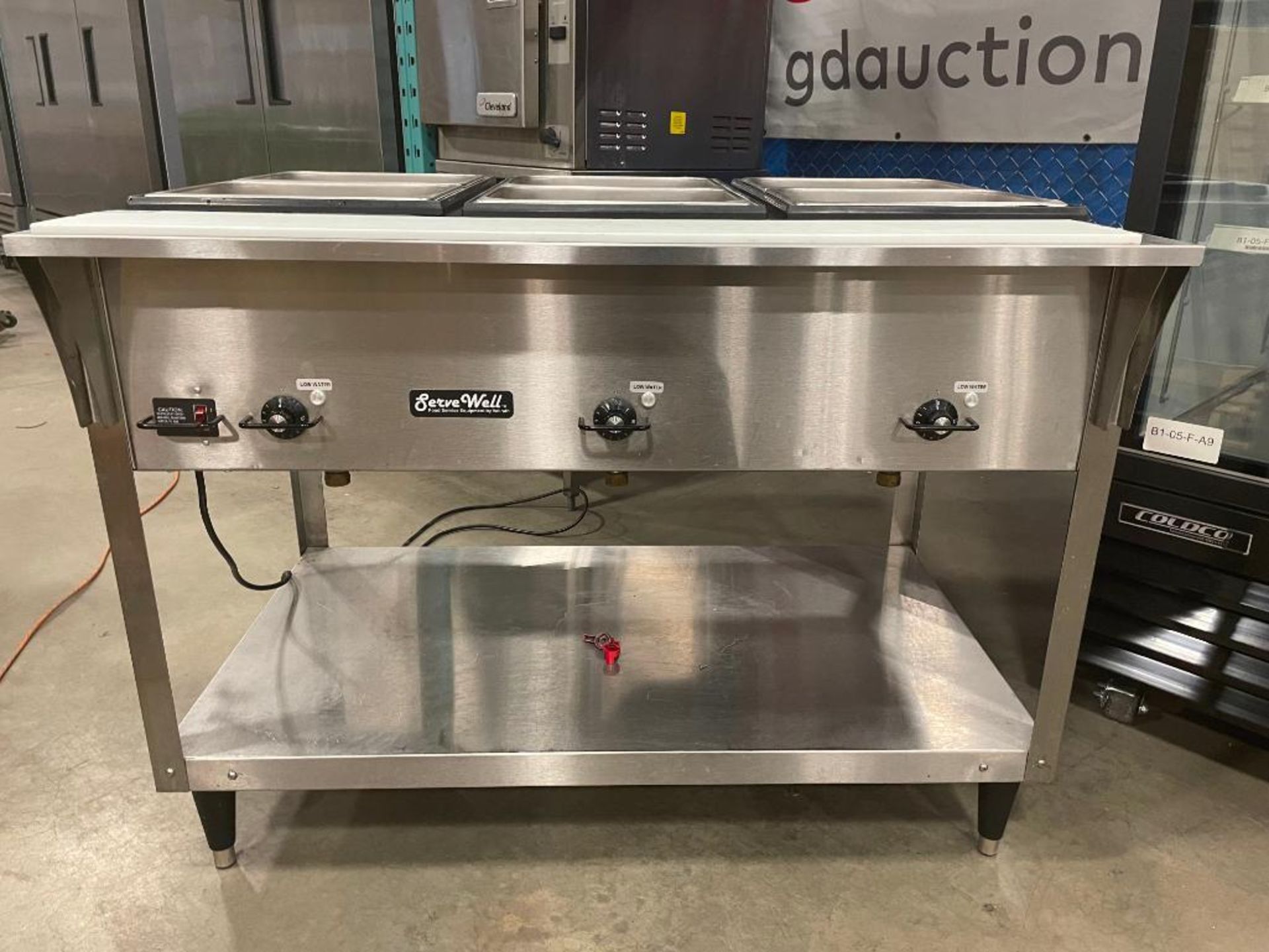 VOLLRATH SERVE WELL 3-WELL STEAM TABLE - Image 2 of 11