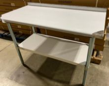 WORKTABLE 304 S/S 24"X48"X34" & S/S UNDERSHELF - NEW IN BOX