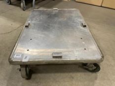 30" X 23.5" MOBILE STAINLESS STEEL PLATFORM