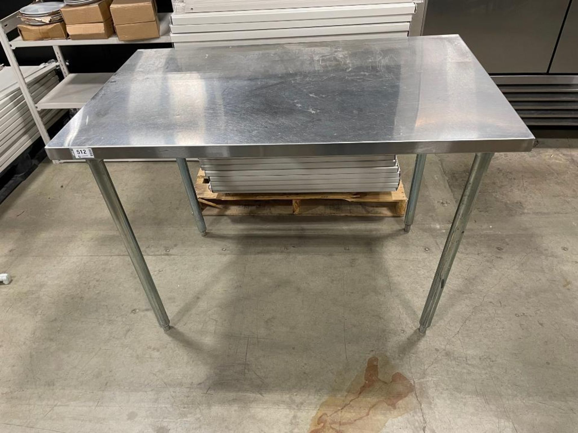 48" X 30" STAINLESS STEEL WORK TABLE - Image 6 of 6