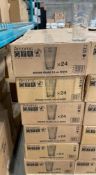 16OZ/480ML WAVE MIXING GLASSES, ARCOROC C8887 - 6 CASES - NEW