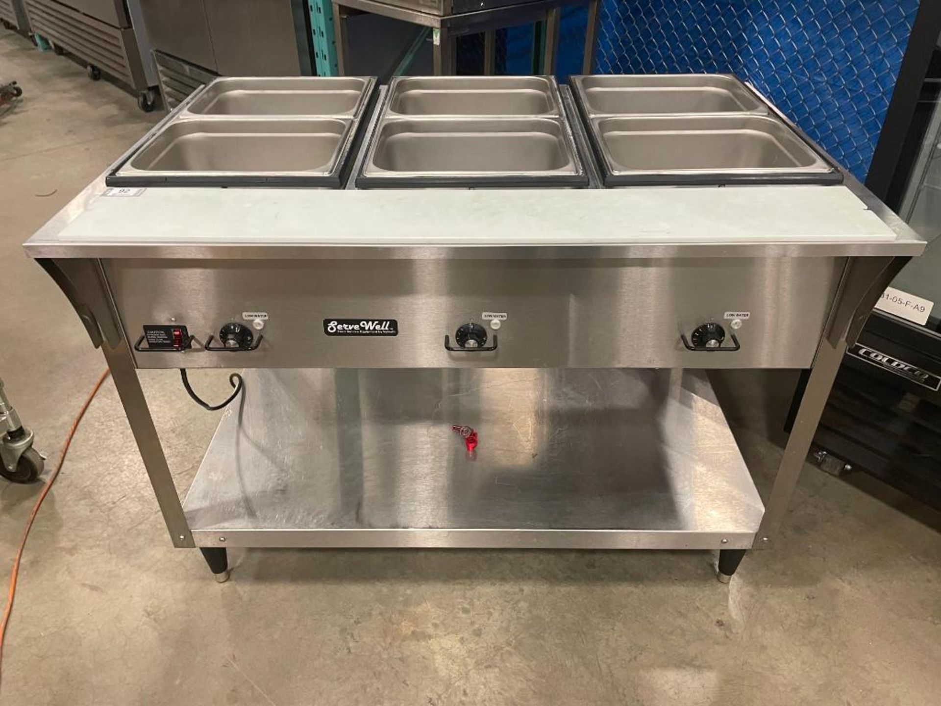 VOLLRATH SERVE WELL 3-WELL STEAM TABLE - Image 10 of 11