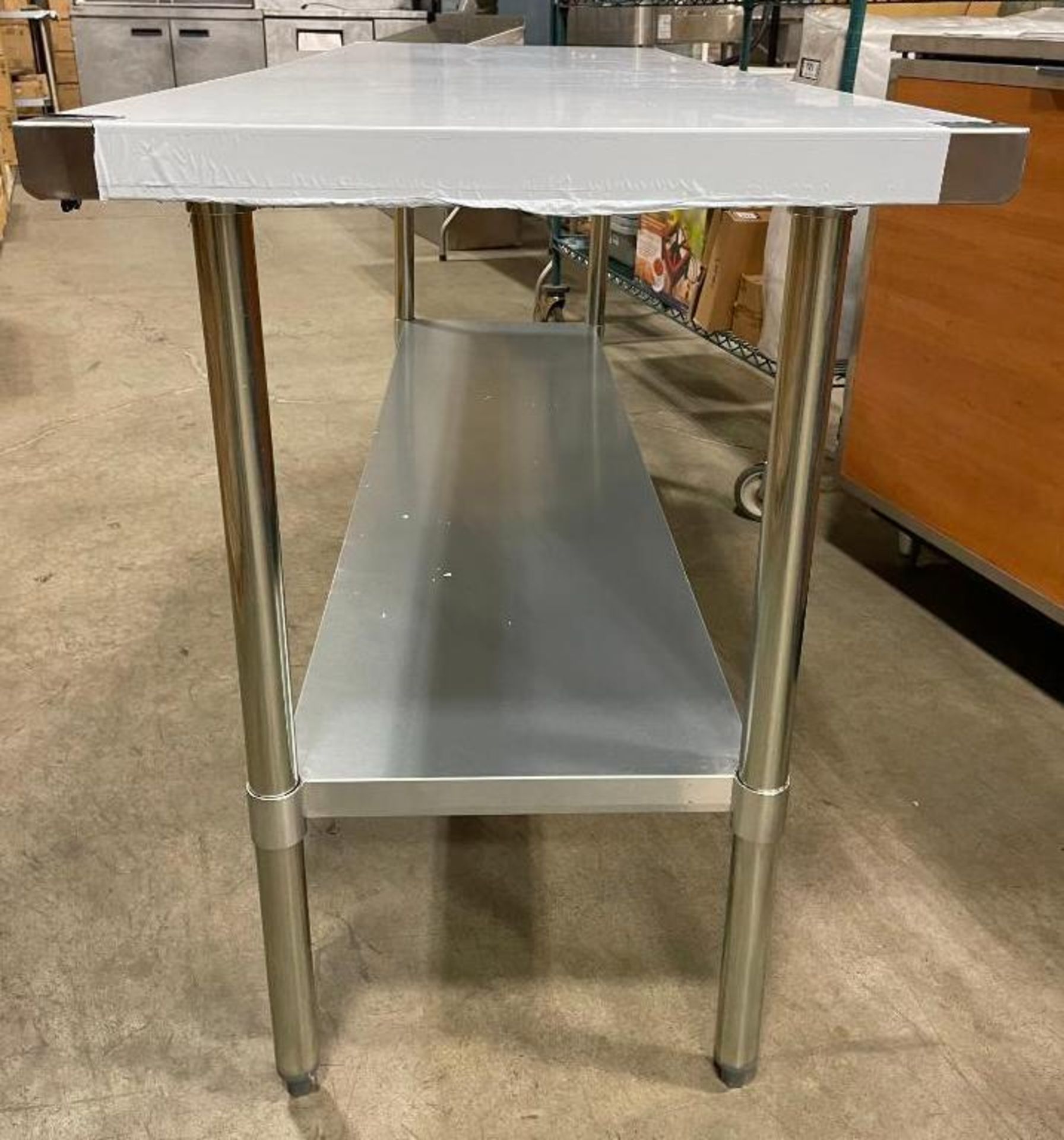 NEW 72" X 30" STAINLESS STEEL WORK TABLE - Image 3 of 4
