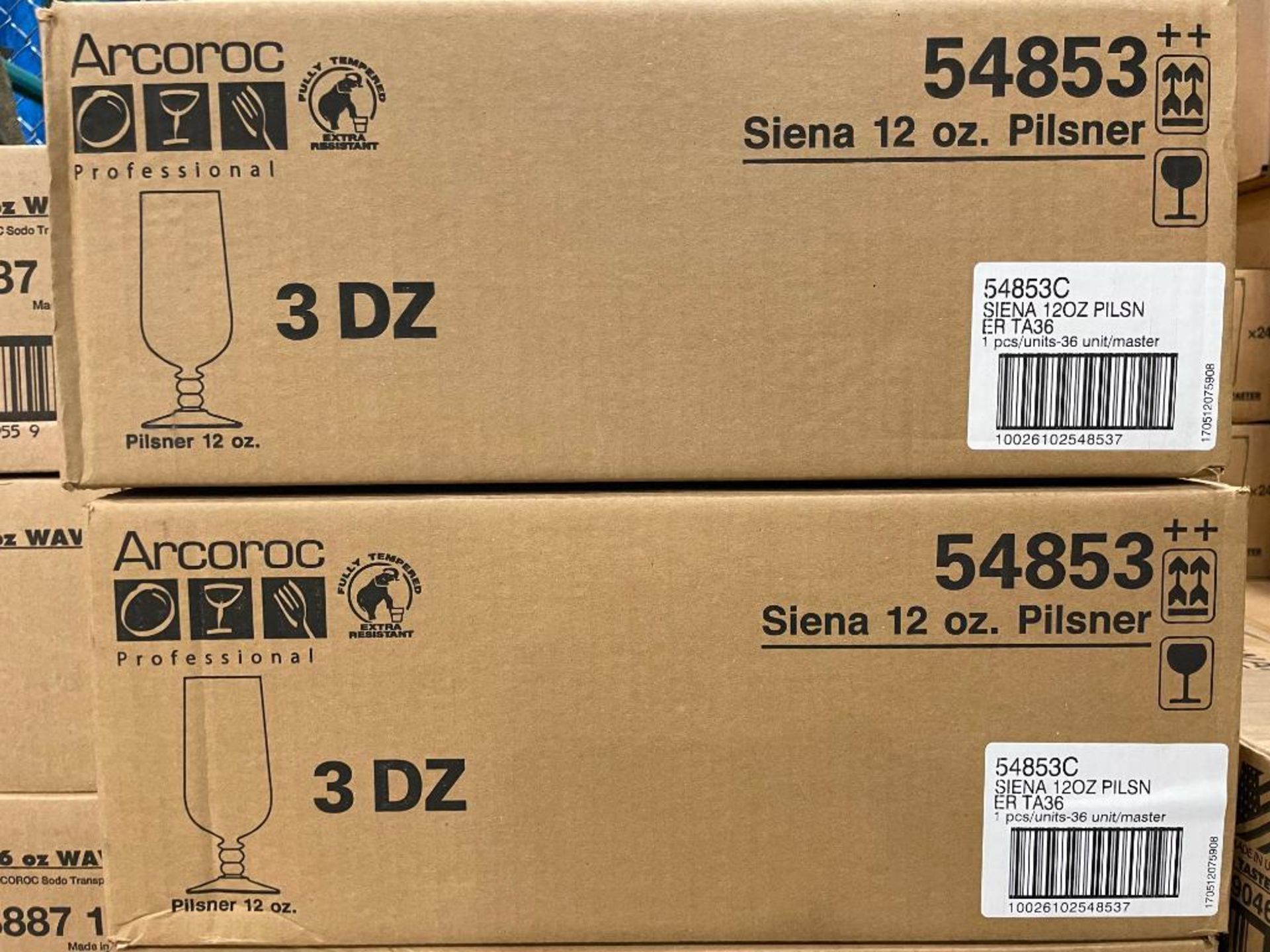 12OZ/355ML SIENA PILSNER GLASSES, ARCOROC 54853 - 2 CASES - NEW - Image 4 of 4