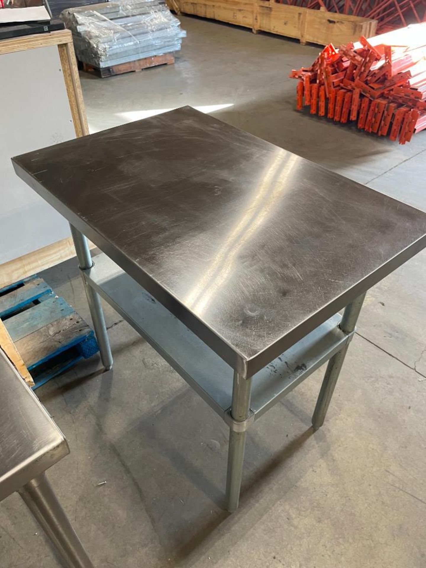 EFI 36" X 24" STAINLESS STEEL WORK TABLE - Image 5 of 6