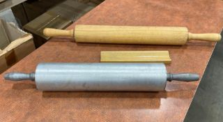 (2) ROLLING PINS