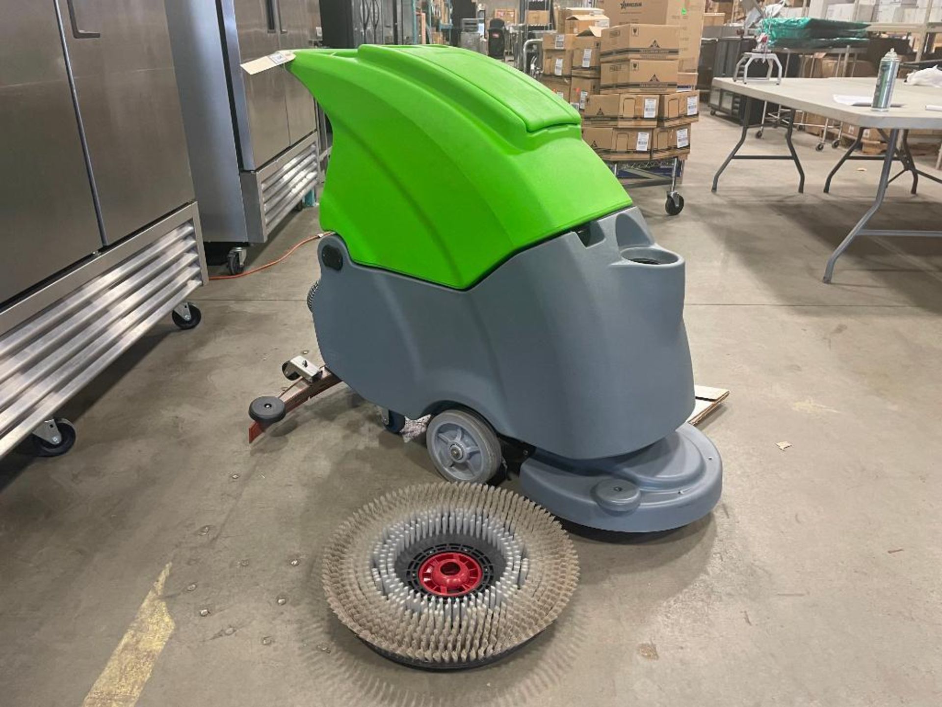NEW 2022 AOKEQI OK-500 19" WIDE WALK BEHIND ELECTRIC INDUSTRIAL AUTO FLOOR SCRUBBER/DRYER - Image 4 of 9