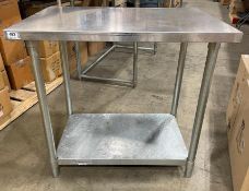 TARRISON 36" X 24" STAINLESS STEEL WORK TABLE