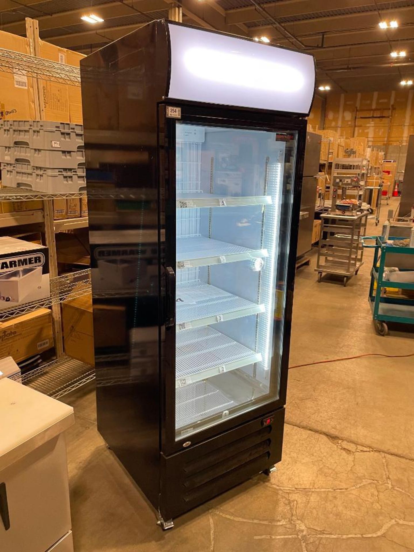 NEW-AIR NGF-054-H SINGLE GLASS DOOR FREEZER