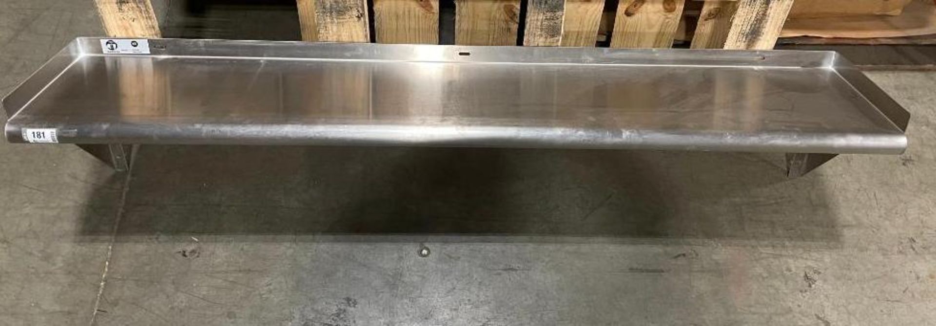 TARRISON TA-WS1260 - 60" X 12" STAINLESS STEEL WALL SHELF - Image 2 of 4