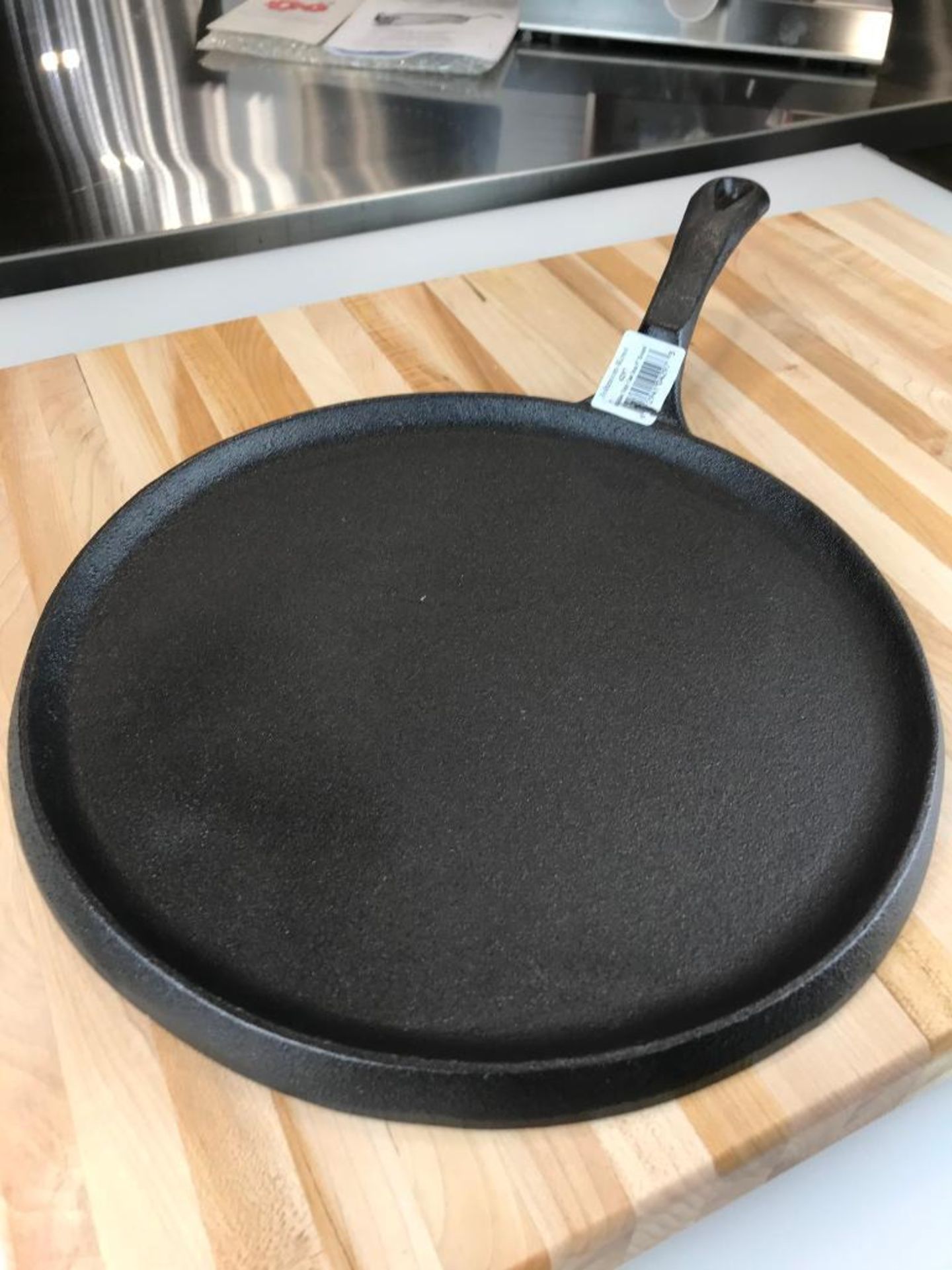 CAST IRON 10" ROUND FAJITA SKILLET, JOHNSON ROSE 4297 - NEW - Image 2 of 3