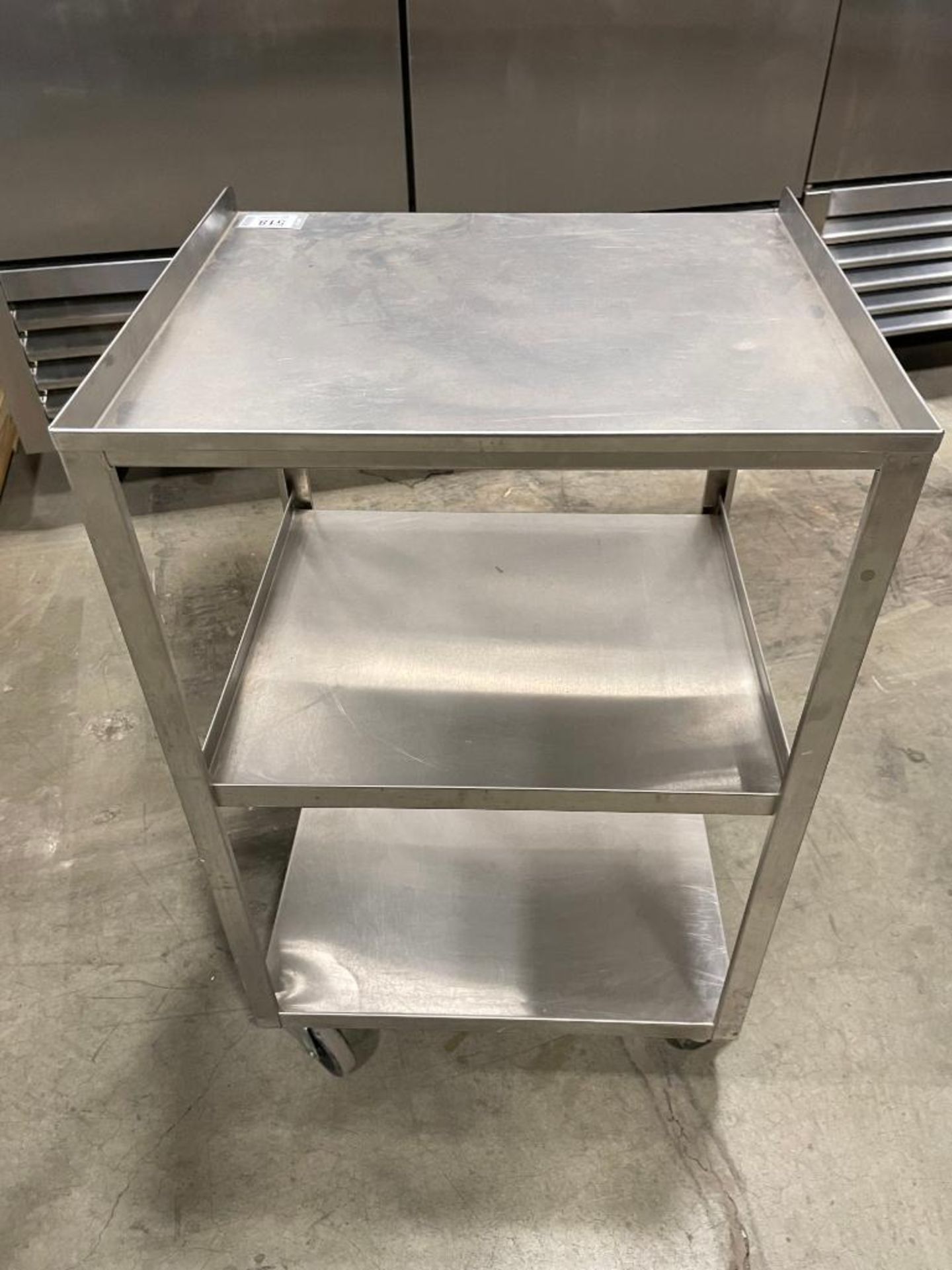 3 TIER STAINLESS STEEL UTILITY CART - Image 4 of 4