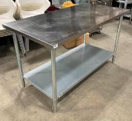 TARRISON 60" X 30" STAINLESS STEEL WORK TABLE