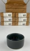 2 CASES OF CHEF & SOMMELIER PURITY 2 OZ. GREY CIRCULAR BOWLS, 24/CASE - NEW
