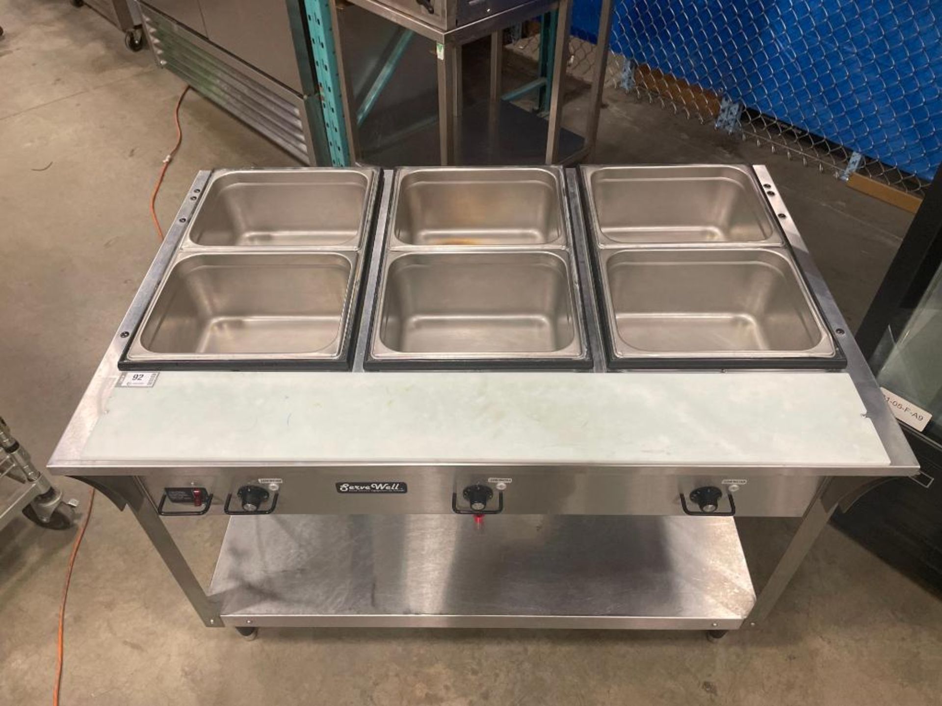 VOLLRATH SERVE WELL 3-WELL STEAM TABLE - Image 8 of 11