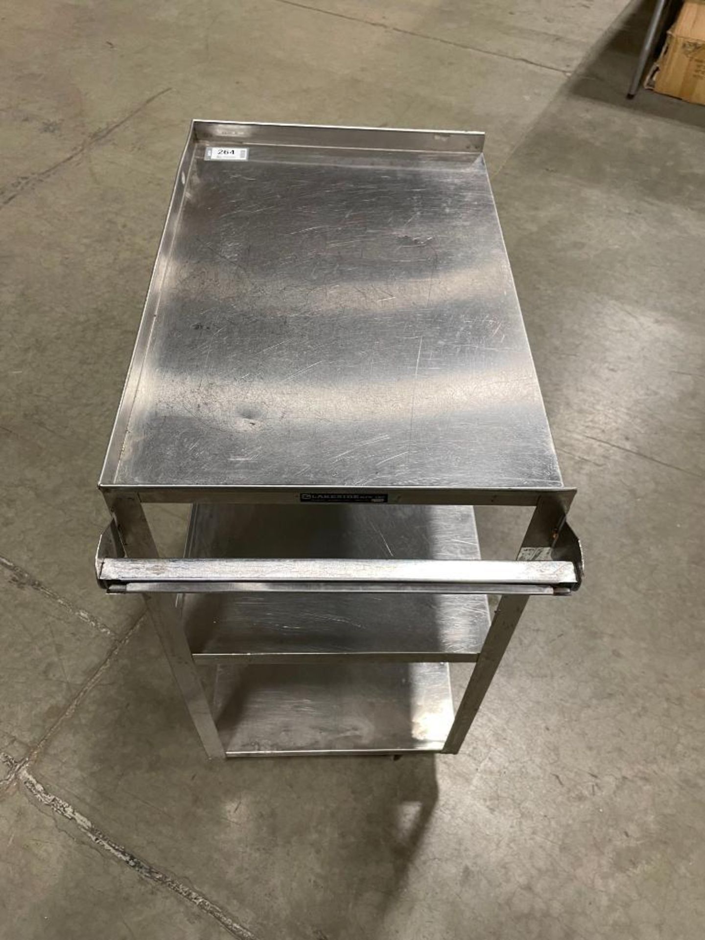 LAKESIDE 411 STAINLESS STEEL UTILITY CART 15" X 24" - 500 LB CAPACITY - Image 2 of 6