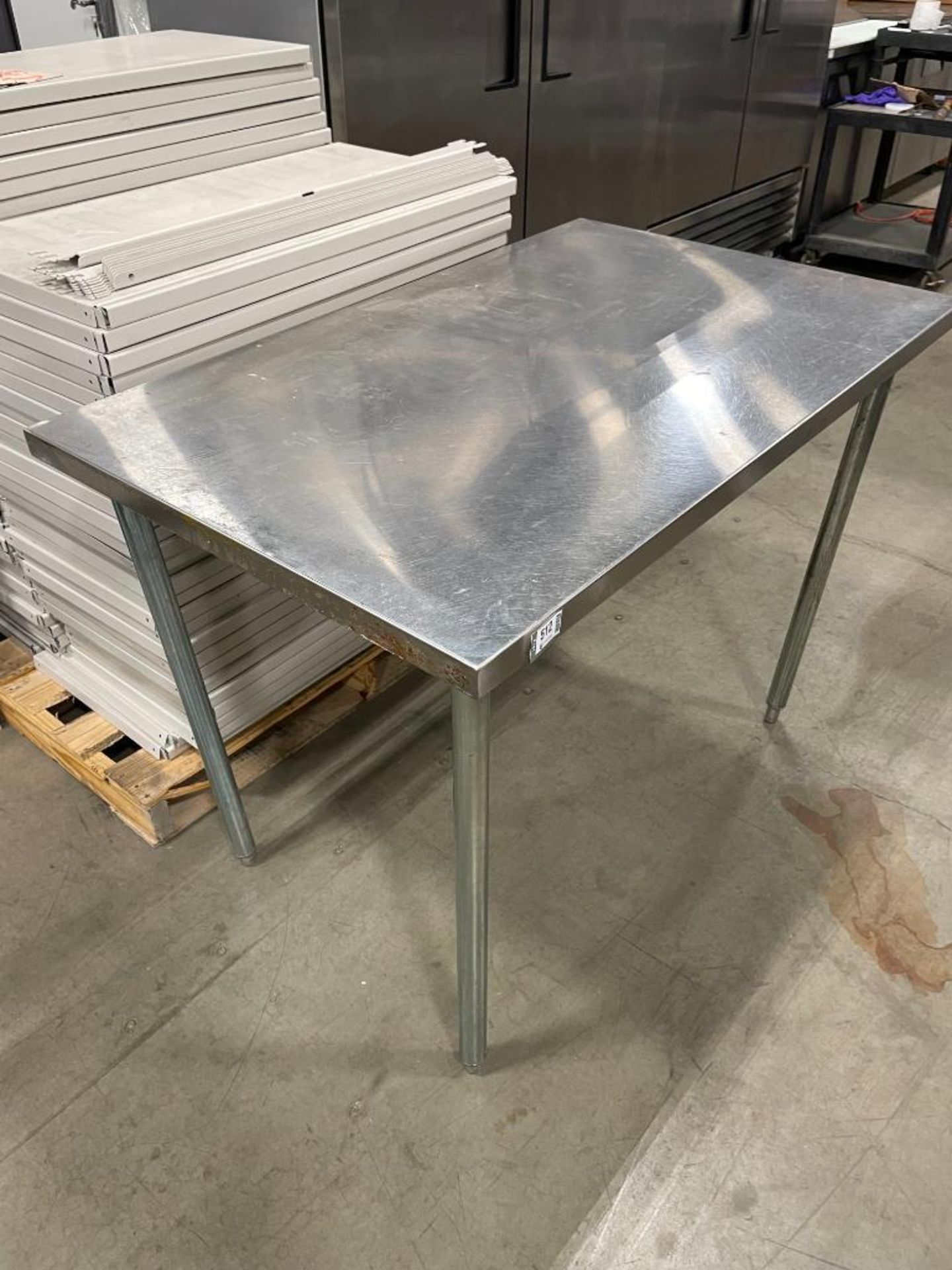 48" X 30" STAINLESS STEEL WORK TABLE - Image 2 of 6