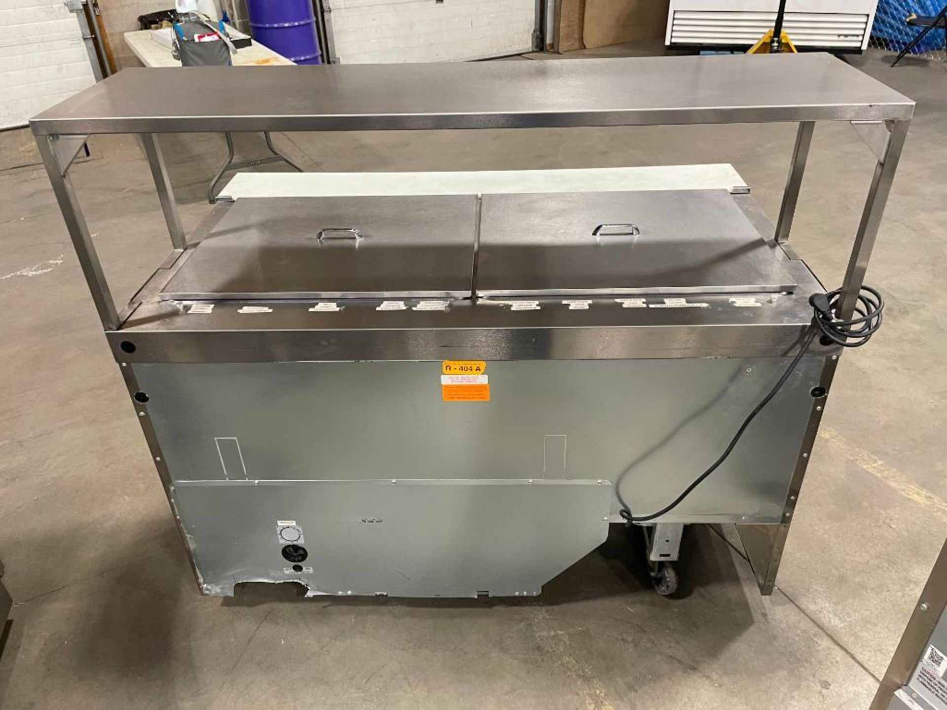 DELFIELD 4460N-24M 60" REFRIGERATED PREP TABLE WITH OVERSHELF - Image 9 of 11