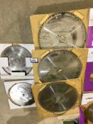 Lot of (3) 500mm Saw Blades and (2) 406mm Saw Blades