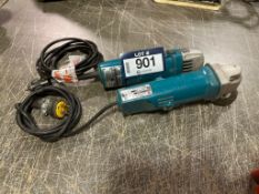 Lot of (1) Makita Disc Grinder and (1) Makita Angle Drill