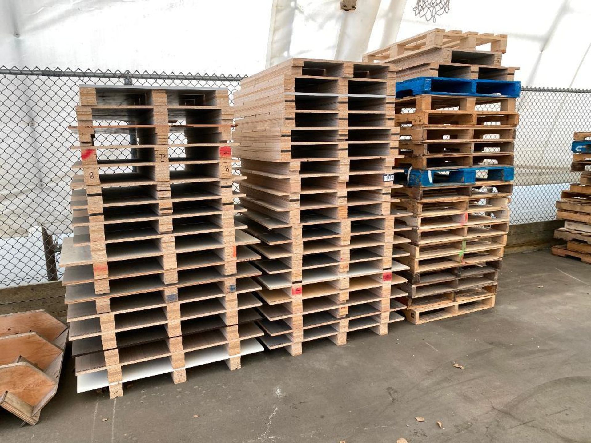 Lot of (65) Asst. Pallets