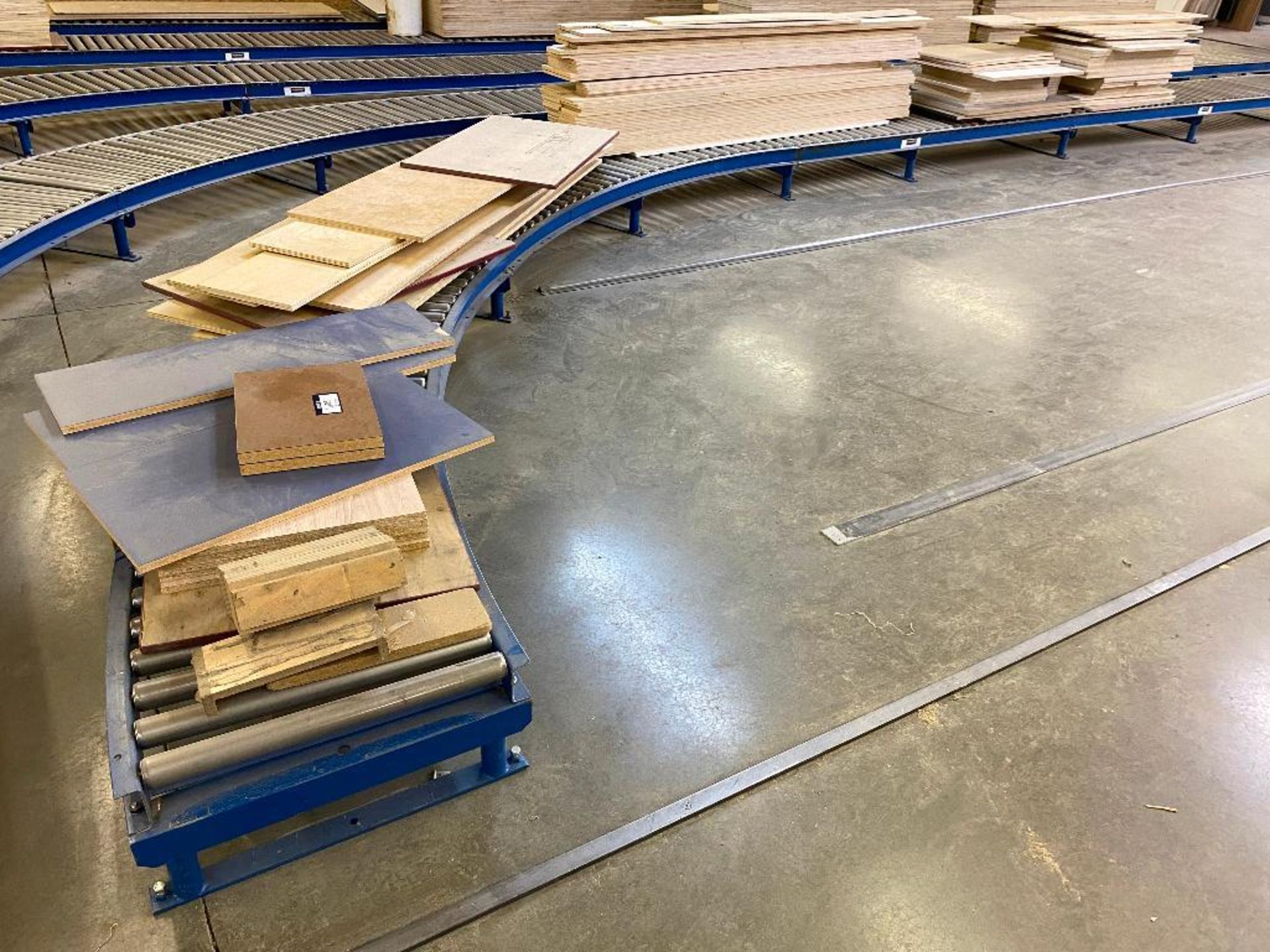 Contents of Conveyor Line including Asst. Plywood and Particle Board, etc. - Image 6 of 6