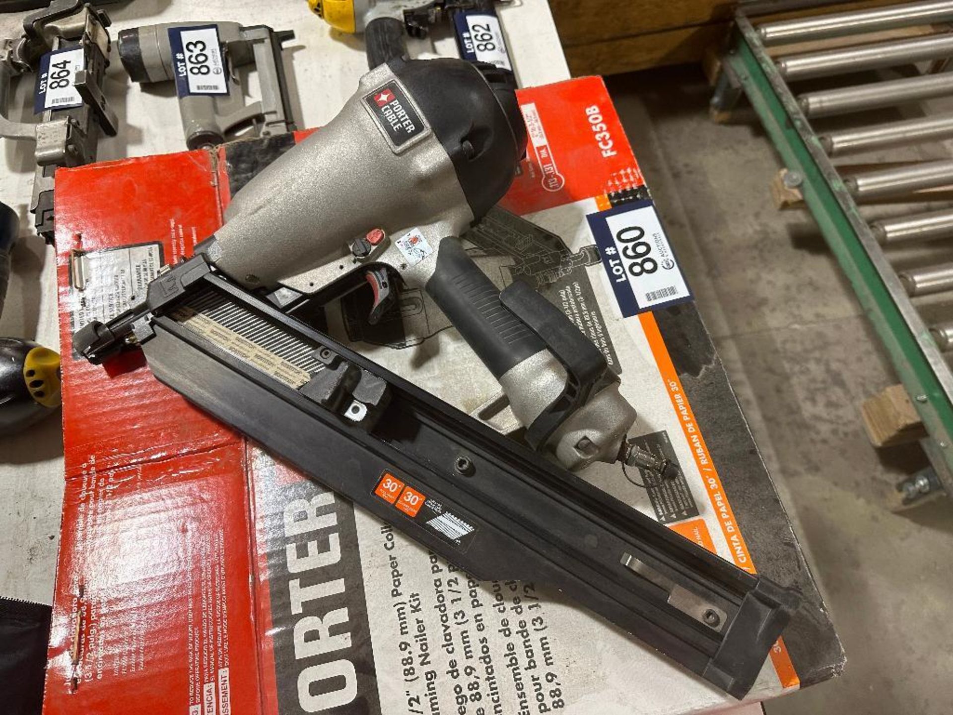 Potter Cable FC350B 3-1/2” Framing Nailer - Image 3 of 3