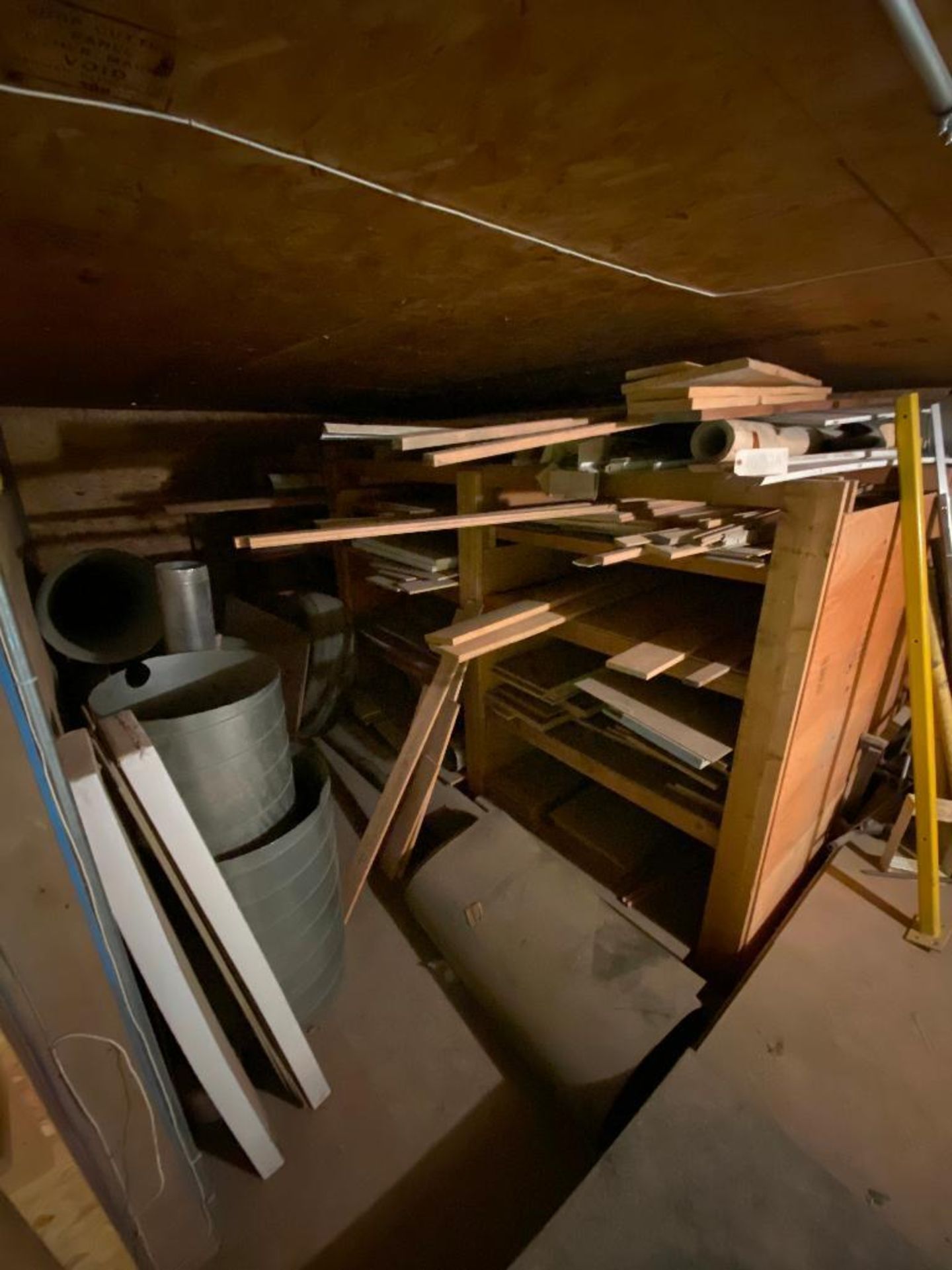 Lot of Asst. Lumber, Ductwork, etc.