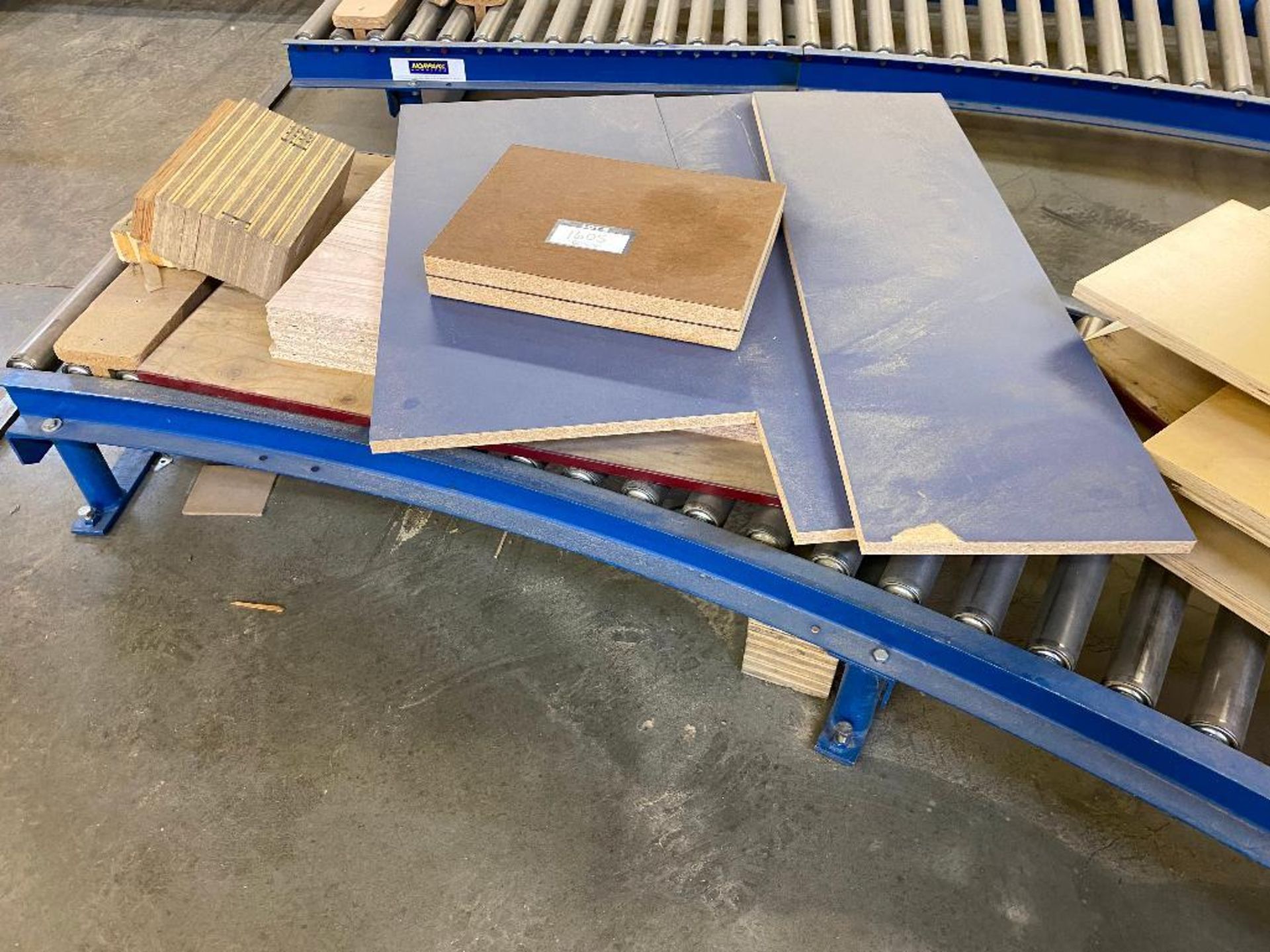 Contents of Conveyor Line including Asst. Plywood and Particle Board, etc. - Image 5 of 6