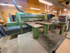 1994 Holzma HPL 22-32-16 10' Rear-Feed Beam Saw, 208V, 60Hz, 3PH