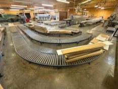 59' X 27" Curved Rolling Conveyor