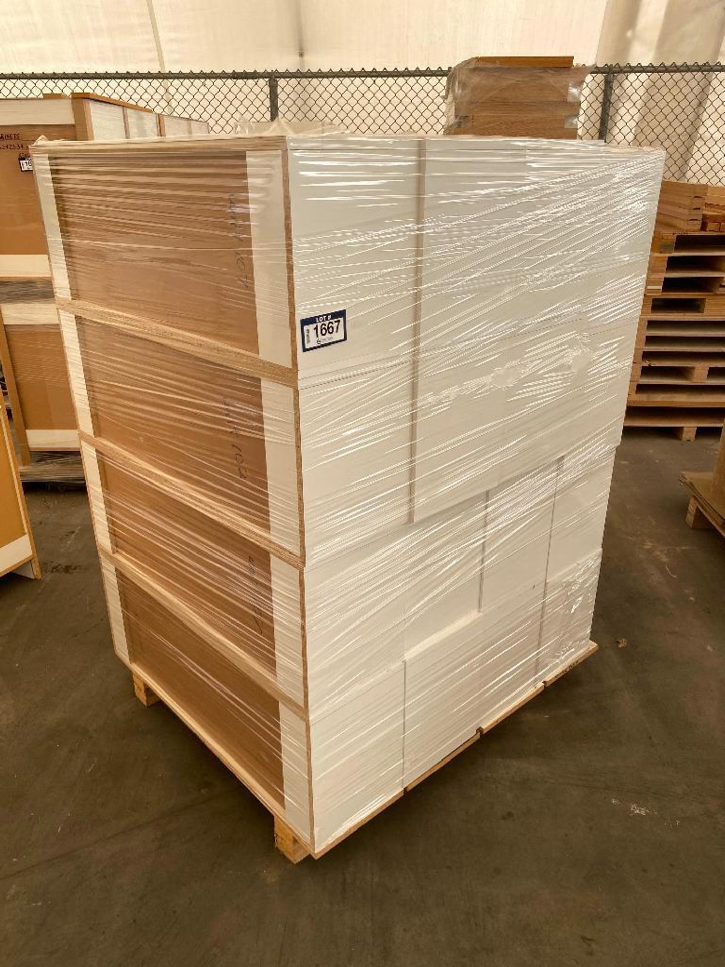 Pallet of (16) Asst. Open Cabinets