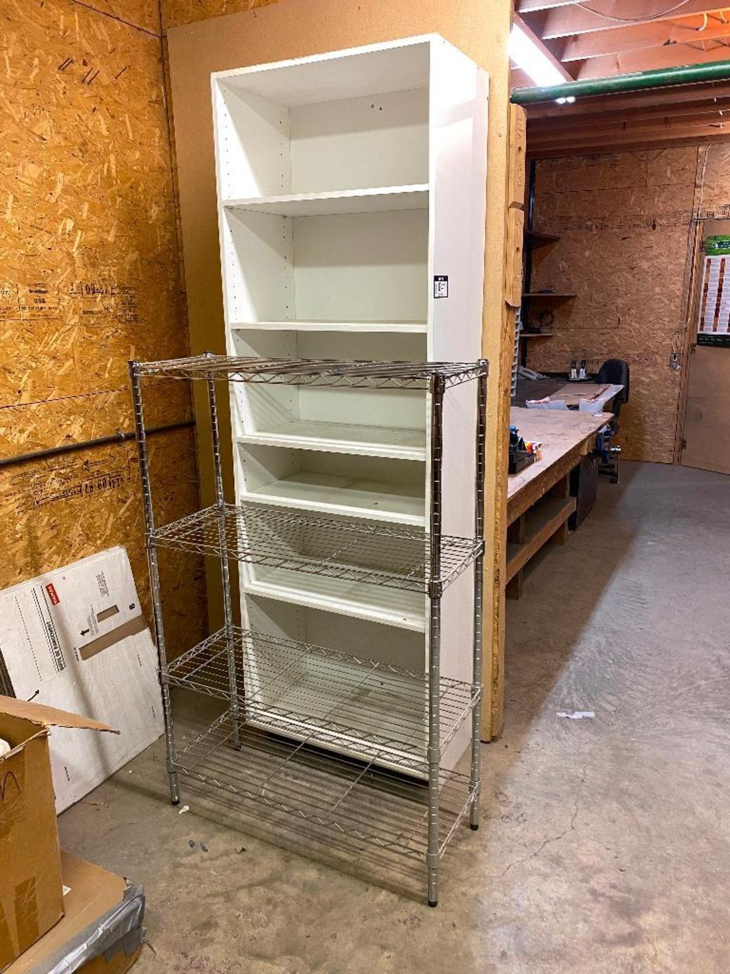 27" X 85" X 16" Shelf w/ Wire Rack