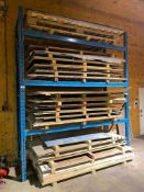 (1) 12' X 42" X 9.5' Section of Pallet Racking w/ 6-Beams, 2-Uprights