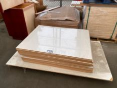 Lot of Approx. (38) Asst. Sheets of Laminated MDF