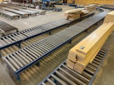 51.5' X 27" Curved Rolling Conveyor