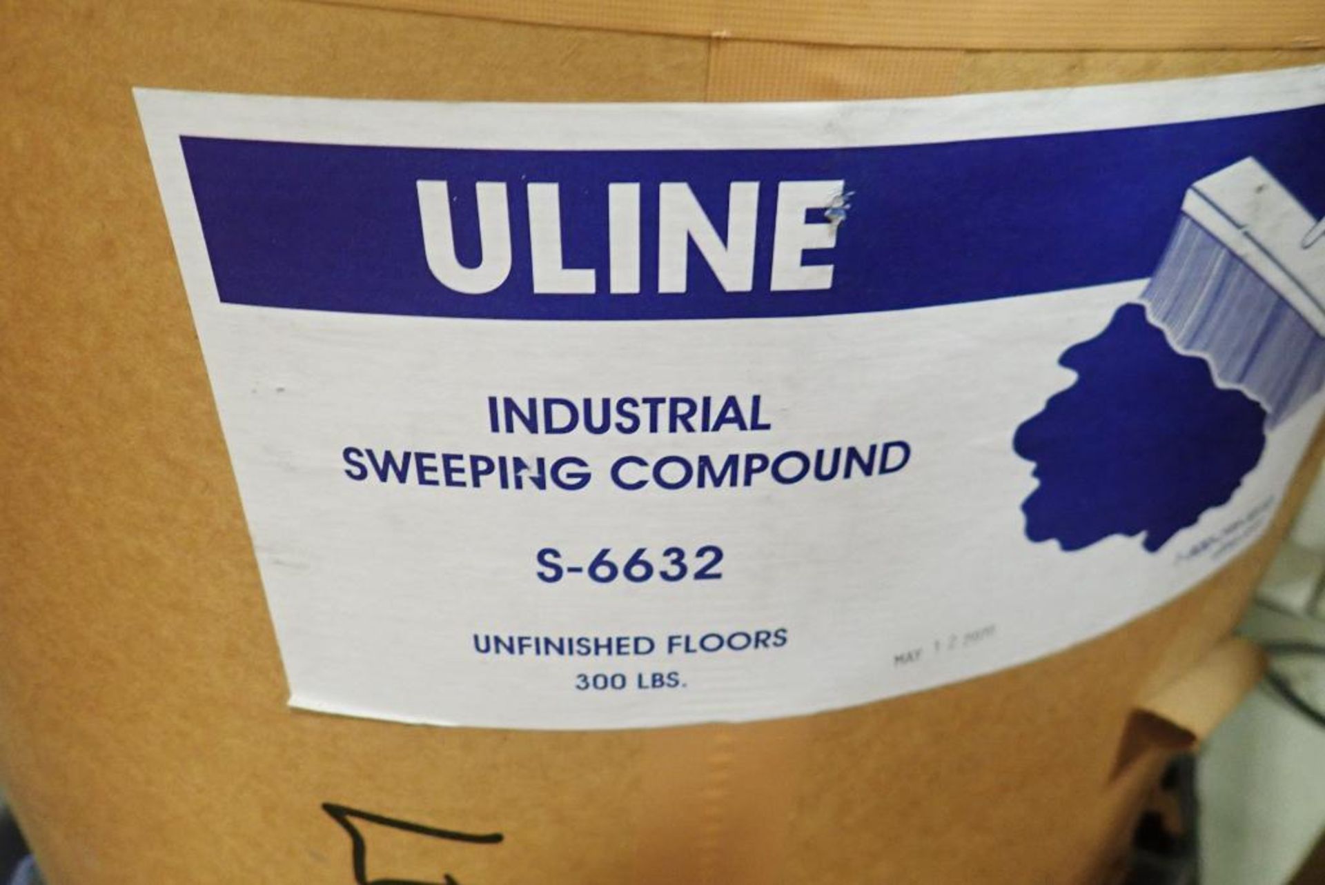Lot of 1 and 1/3 Barrels Uline Industrial Sweeping Compound. - Image 2 of 2