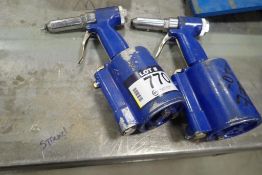 Lot of (2) Pneumatic Rivet Guns.