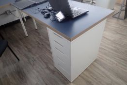 Single Pedestal Desk.