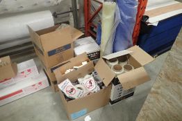 Lot of Asst. Shipping Supplies inc. Shrink Wrap, Tape, Cardboard Packaging, etc.