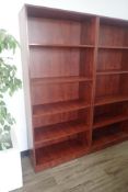 Wood 4-Shelf Bookcase.