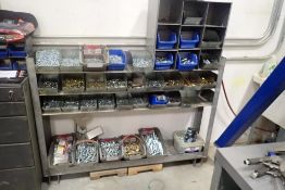 Lot of Bolt Bin w/ Asst. Nuts, Bolts, Screws, etc.