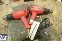 Lot of (2) Milwaukee Heat Guns.