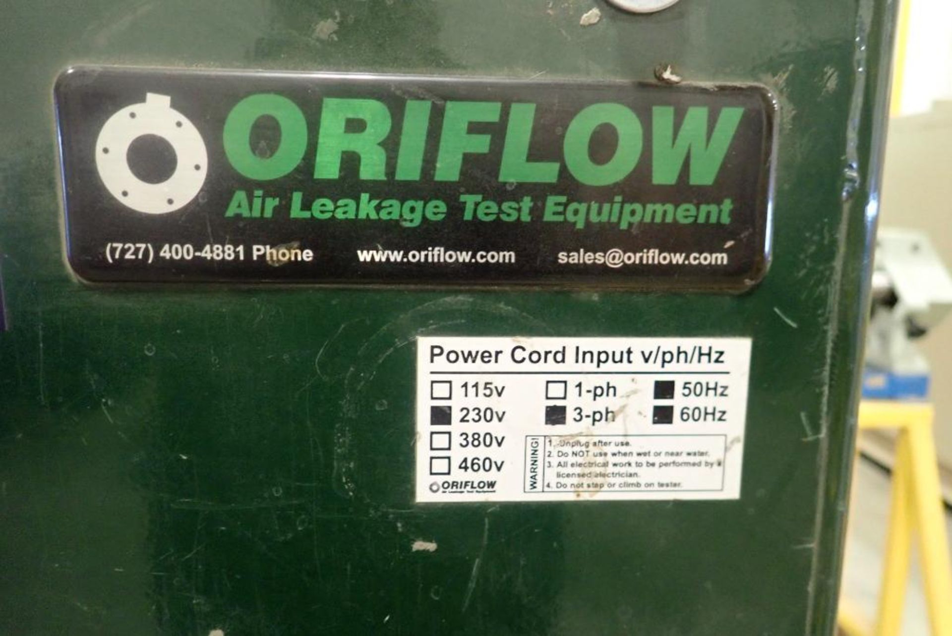 Oriflow Rhino Air Leakage Tester. - Image 2 of 8