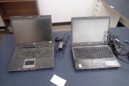 Lot of (2) Acer Laptops- NOTE: NO PASSWORDS.